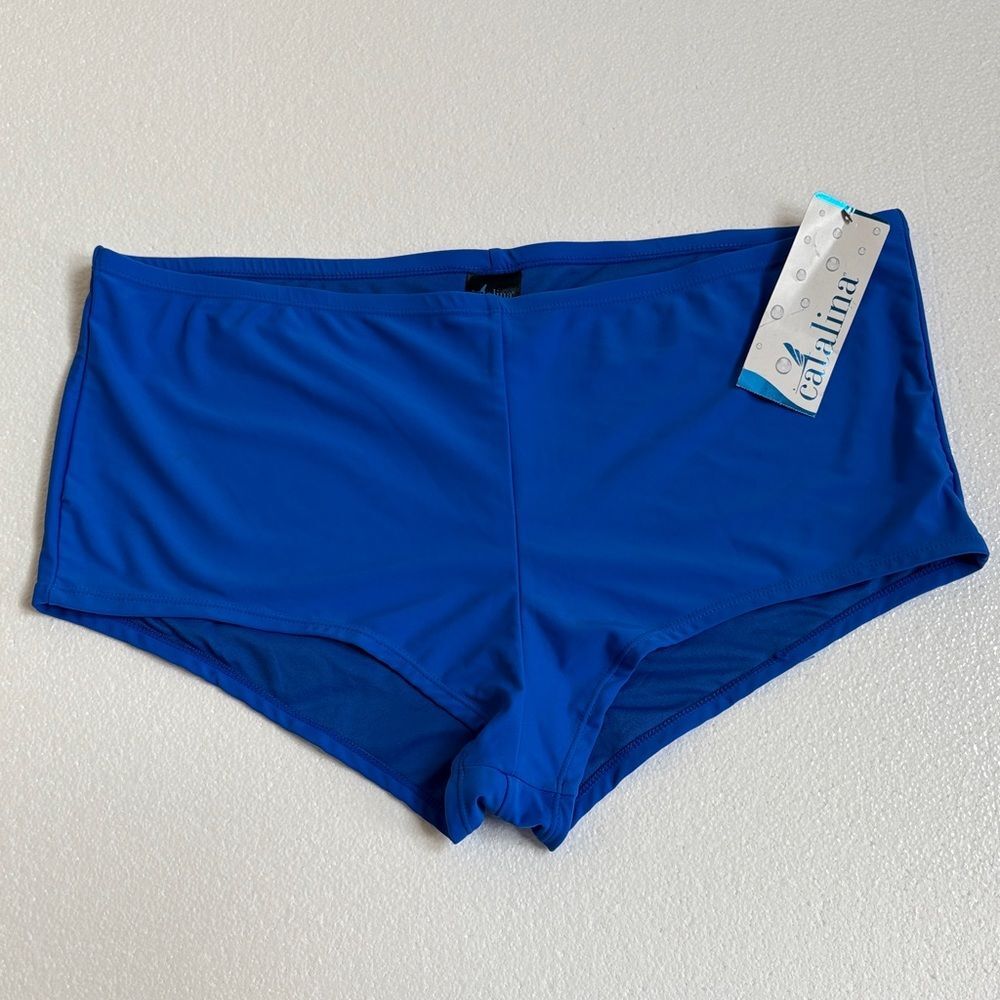 NWT Plus Ladies Catalina Royal Blue Swim Boyshorts Size 3X (22W-24W)